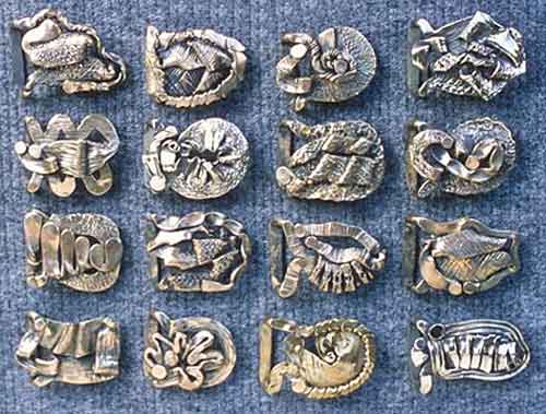 Large Belt Buckles by E. A. Chase Metalsmithing