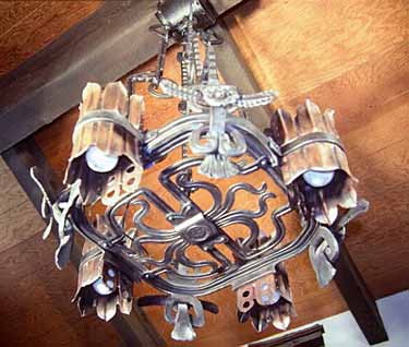 Mayan Motif Chandelier by 